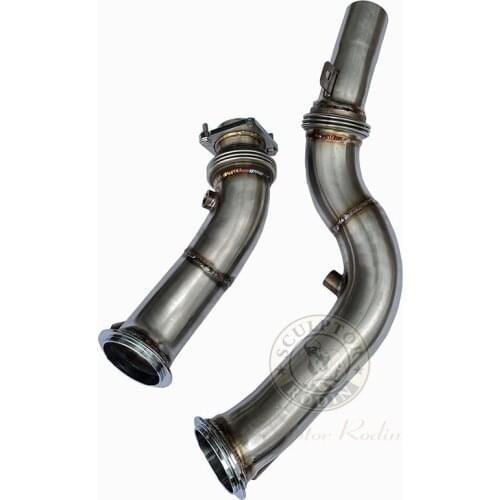 Turbo Catless Downpipe For BMW M2 M3 M4 F80 F82 F83 2015+ Exhaust Header Exhaust Downpipe