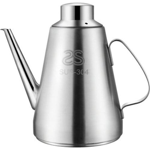 Top Quality 304 Stainless Steel Oiler Can Waterproof Soybean Oil Bottle Sauce Pot Pot Kitchen Supplies Seasoning Bottles