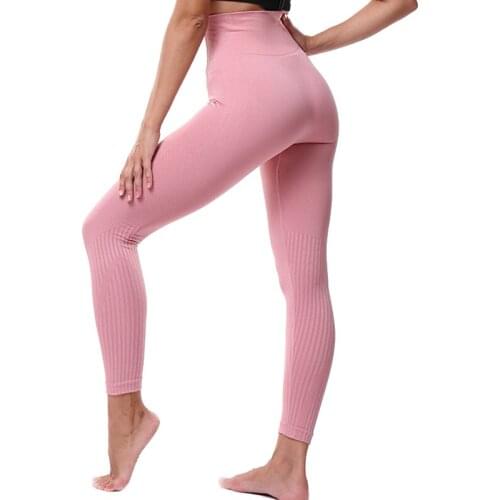Women Gym Yoga Seamless Pants Sports Clothes Stretchy High Waist Athletic Exercise Fitness Leggings Activewear Pants