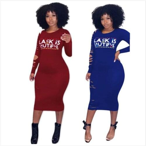 Y6502 Wholesale Items Summer Womens New Slim Short Sleeve Letter Printing Loose Party Street Casual Dress Cheongsam Dress