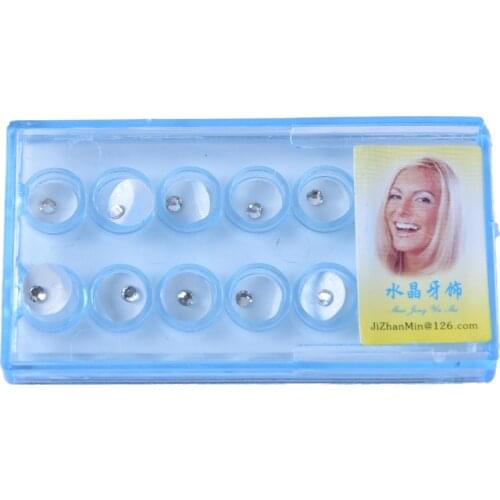 1Box Gems Teeth Jewelry Gem Teeth Whitening New 4 Color Beauty Dental Crystal Tooth Ornaments Tooth