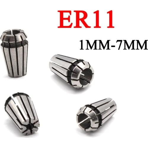 1pc ER11 1-7MM Spring Collet High Precision Collet Set For CNC Engraving Machine Lathe Mill Tool