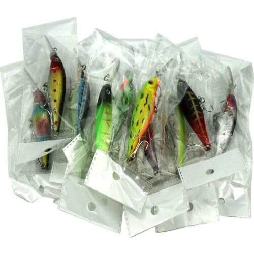 10pcs/lot 11.1cm 9.8g foreign trade custom fishing bionic bait ten Minnow set the road sub fishing bait