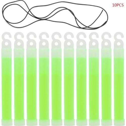 10Pcs Industrial Grade Glow Sticks Ultra Bright SnapLights with 12 Hour Duration