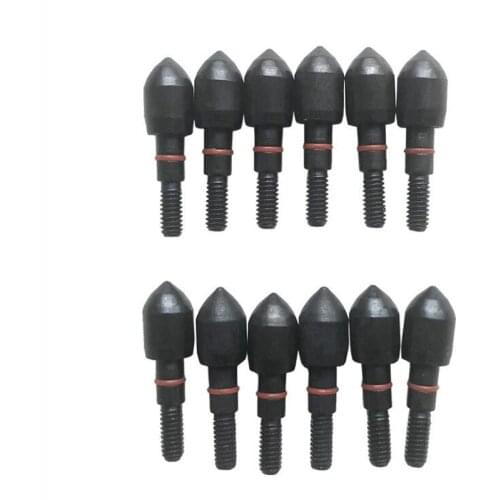12pcs Archery Broadhead Target Arrowheads 100Grain Field Tips Arrow Point for ID6.2mm Arrow Hunting