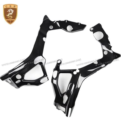 2015-2019 For BMW S1000RR Frame Cover Fairing 100% Carbon Fiber Twill Weave Pattern