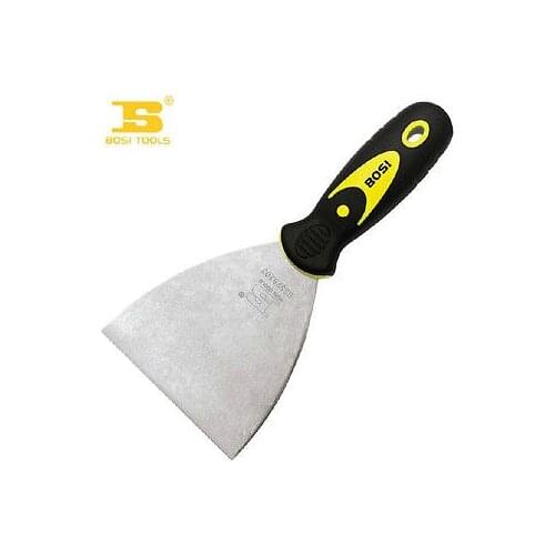 4" Rustless Finishing Knife Chromium Plated Steel Knife W Plastic Handle