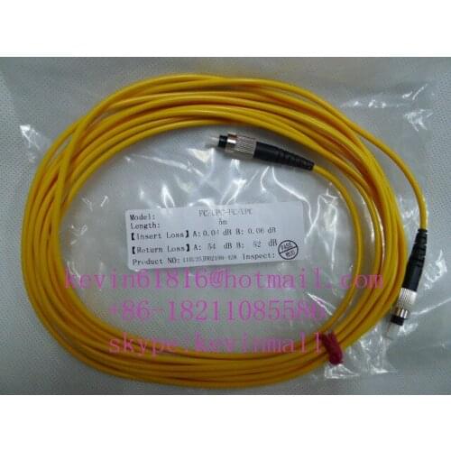5m / 3mm Optical Fiber jumper FC-FC Connector single model single core pigtail FC/UPC-FC/UPC patchcord. FiberCore