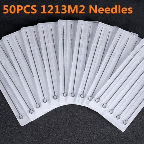 Tattoo Needles 50pcs 13M2 Disposable Tattoo Needles 304 Medical Stainless Steel Hot Selling for Tattoo Needle Supply