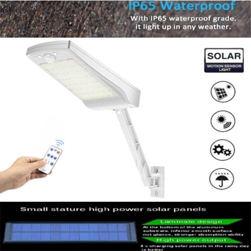 56 LED Solar Light Outdoor Waterproof Ultrathin Garden Security Lamp Wall Lights Motion Sensor Power Street Light
