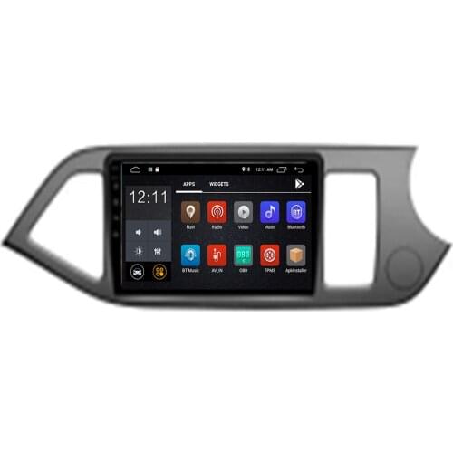 2Din Android 10 8 core PX5 9" Car Radio For 2011 2012 2013 2014 KIA PICANTO Morning RHD GPS Multimedia Player Head Unit Wifi