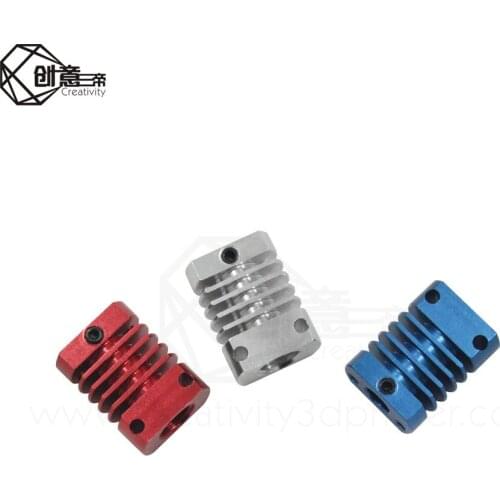 CR8 CR10 All-Metal Radiator Heat Sink (Red, Blue, Silver) for MK10 E3D V6 CREALITY CR-10 CR-10s 3D Printer Fits 22mm Cooling Fan
