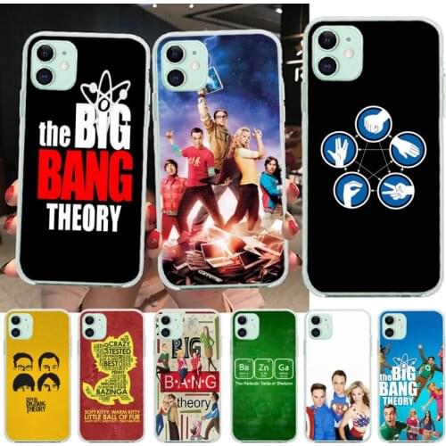 The Big Bang Theory Black Soft Shell Phone Case Capa for iPhone 11 pro XS MAX 8 7 6 6S Plus X 5S SE 2020 XR cover