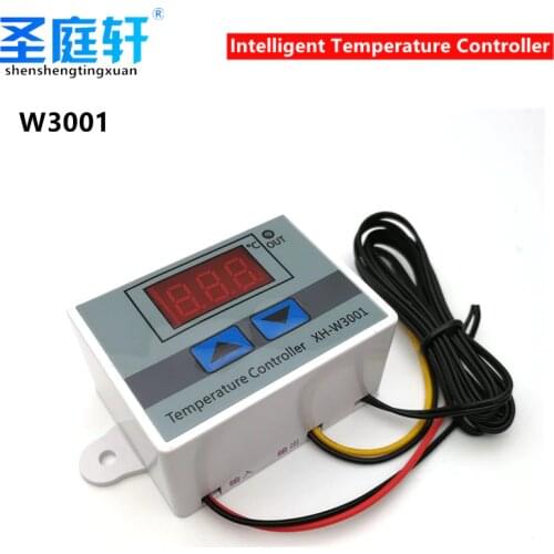 W3001 110V 220V 12V 24V Digital Temperature Controller Thermostat Thermoregulator Aquarium Incubator Water Heater Temp Regulator