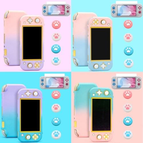 Colorful Full Packed Waterproof Silky-smooth Back Cover Clear Bubble Free Anti Scratch Screen Protector For Nintendo Switch Lite