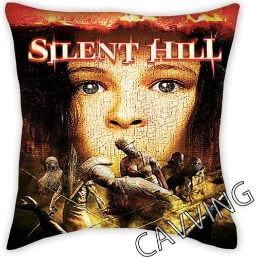 Silent Hill 3D Printed Polyester Decorative Pillowcases Throw Pillow Cover Square Zipper Pillow Cases Fans Gifts