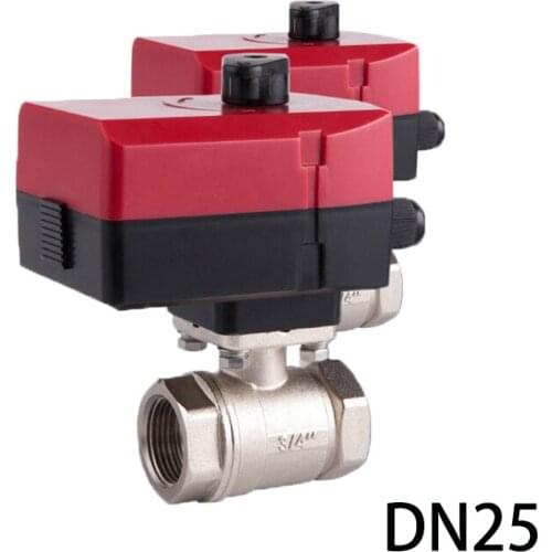 DN25 electric water valve electric actuator valve electric ball valve