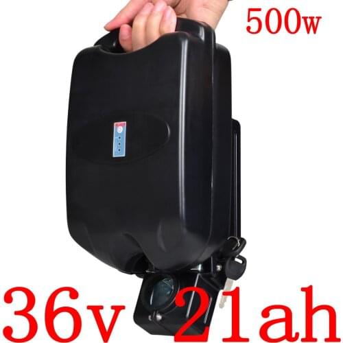36V 500W lithium Battery 36V 10Ah 11.6Ah 12Ah 12.5Ah 13Ah 14.5Ah 17Ah 18Ah 20Ah 21Ah Electric Bicycle Battery with 2A charger