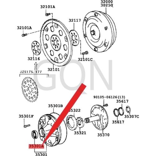 Oil seal (for front oil pump) 1998-Toy ota ALT EZZ AVE ROS SAS OAR ERP ROG RES crankshaft front oil seal gearbox front oil seal
