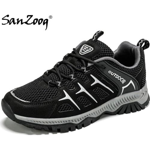Summer Outdoor Men Trekking Shoes Hiking Spring Trail Running Sneakers Camping Tourism Walking Shoe Treking New 2021