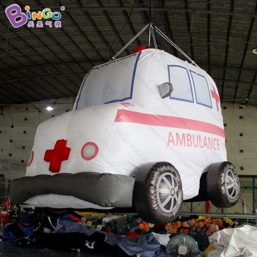 Personalized 2.2*1.6 meters inflatable ambulance balloon -inflatable toy