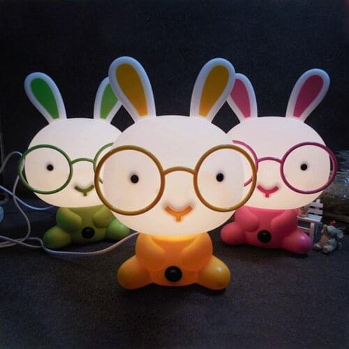 US / EU Plug Reading Table Lamps Baby Room Panda Bear Cartoon Animal Night Light Decoration Lamps For Bedroom Desk Kids Gift