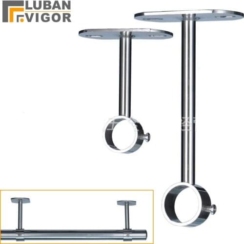 Stainless steel boom ring Fixed drying rack Hanging Top seat Flange seat Clothes rail seat,for 25mm/32mm