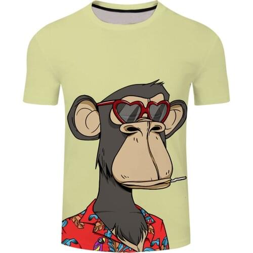 New 3D Curry Avatar Bored Ape Men Women Oversized T-shirt Summer Fashion Casual Adult Kids Boy Girl Streetwear Hip Hop T Shirt