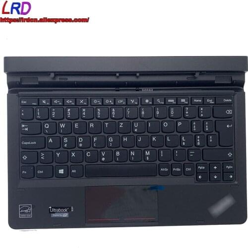 New Original PL Polishl Dock Keyboard for Lenovo Thinkpad Helix 2nd Gen 20CG 20CH Ultrabook 00HW421 4X30G93873 SM10F45021
