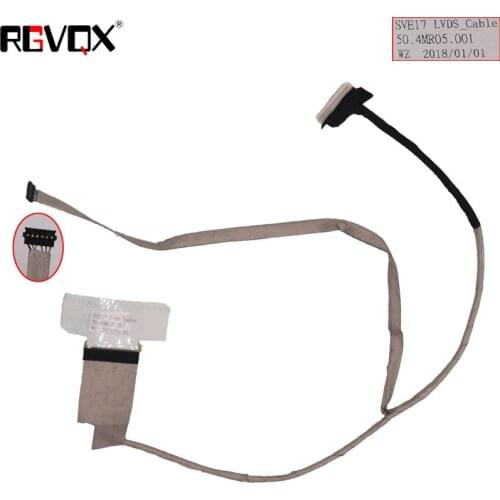 New Laptop LCD Cable For Sony SVE17 SVE171 SVE171A SVE171B1 Z70 PN: 50.4MR05-011 50.4MR05.001 Screen LVDS Connector