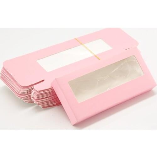 Wholesale paper false eyelashes packaging box lashes boxes packaging custom logo personalize label mink eyelashes faux cils case
