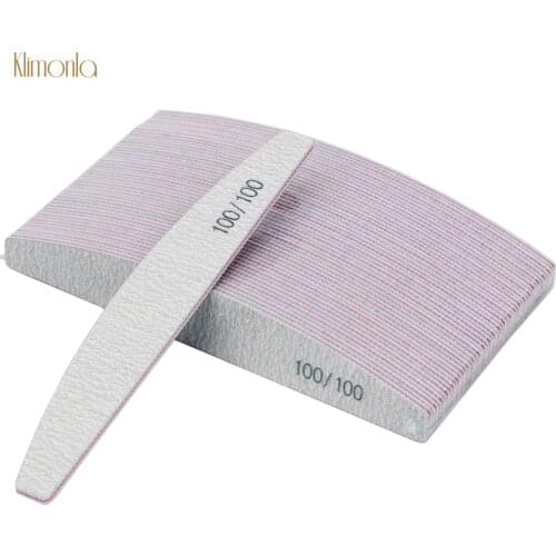 Nail Files 50Pcs Double-side Buffing Manicure Sandpaper Tool Gray Sanding Polishing File Pedicure Nail Accessories Tools