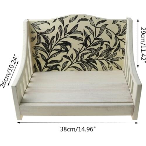 Newborn Posing Wood Bed Sofa Baby Photo Shooting Props Crib Infant Photograph Photography Accessories 69HE