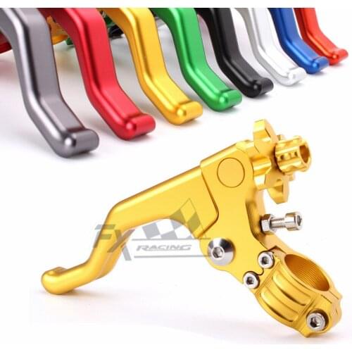 7/8" CNC Stunt Clutch Lever Pull Cable Perch System For Suzuki RM65 RM85 RM RMZ 125 250 RMZ450 DRZ400E DRZ400SM RMX450Z RM100