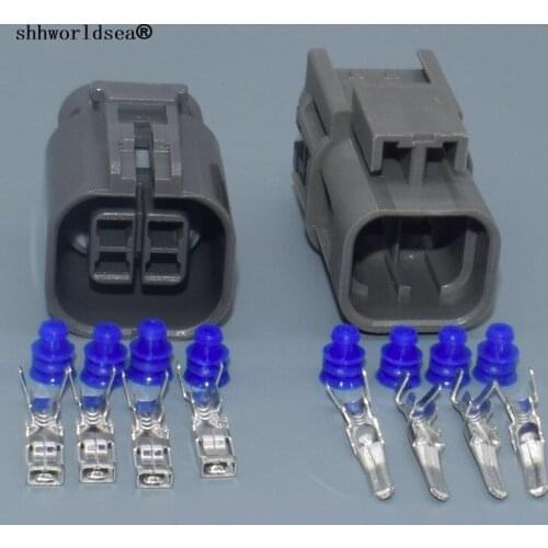 Shhworldsea 4 Pin 7223-1844-40 7122-1844-40 Waterproof Connector Female Male Car Electrical Plug Cable Socket For S13 SR20DET