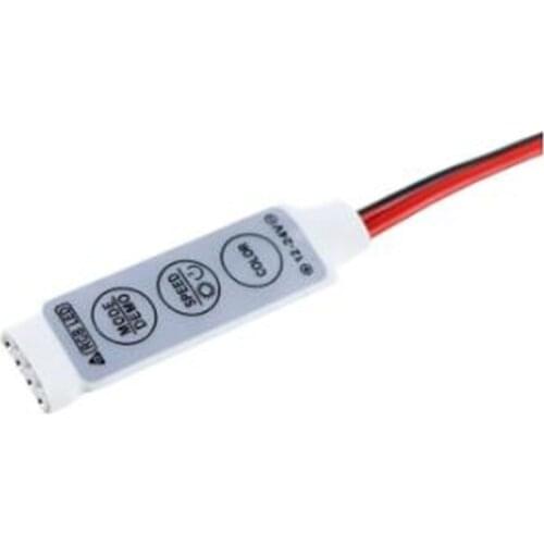 Dream Color RGB Led Controller Dimmer Switch DC 5V DV12V Mini 3Key for SMD 3528 5050 5630 SM16703 SK6812 RGB LED Strip 4Pin