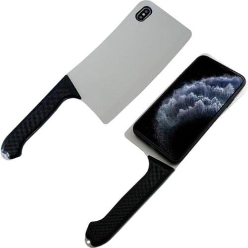 Funny Kitchen knife Phone Case For iphone 11 Pro XS Max 2020 Luxury Creativity 3D Silicone Soft Cover Coque