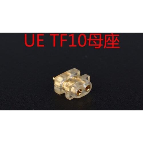 10 pcs 0.75\78 double needle socket ue tf10 QDC custom diy earphone repair flat socket female