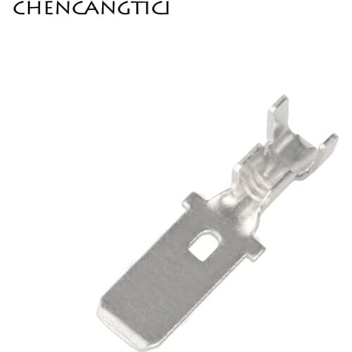 20 Pcs Auto Wire Blade Terminal Car Connection Pins Brass Male Cable Connector 7.8 MM Terminals DJ615-7.8 8232-4238 G242