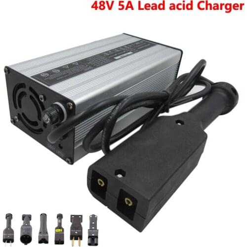 300W Ez Go 48 Volt 5A charger Ez-Go TXT style 2pin charge plug For 48V EZgo RXV Golf Cart Ez Go Club car crow foot