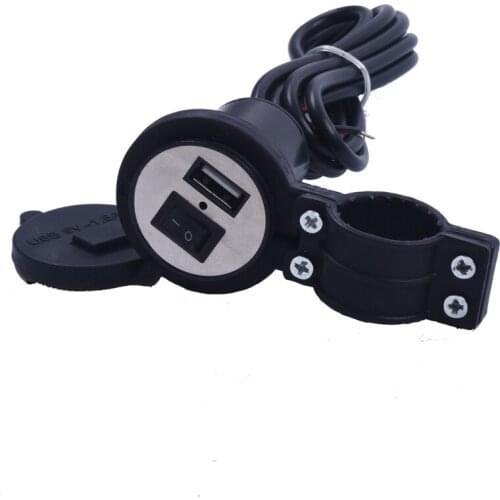 Top Quality Car Universal Waterproof 12V To 5V 1.5A Motorcycle Smart Phone GPS USB Charger Power Adapter