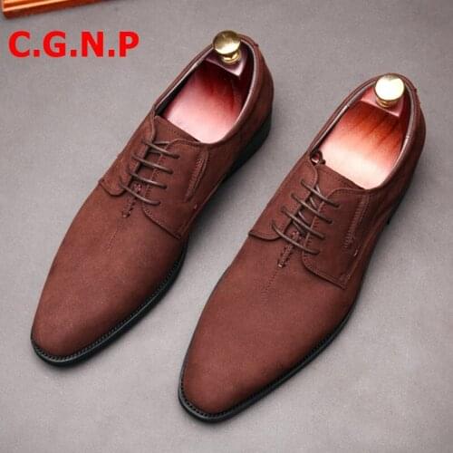Мужские замшевые туфли C·G·N·P China At AliExpress