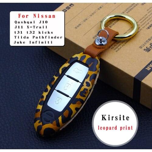 Color focus Galvanized Alloy Car Key Cover Case For Nissan Qashqai J11 X-Trail t31 t32 kicks Tiida Pathfinder Juke For Infiniti