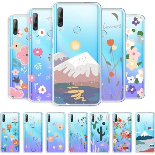 For Huawei P Smart Z Case Transparent Back Cover For Huawei Y9 Prime 2019 Clear Shockproof Case For Honor 9X Russia Phone Fundas