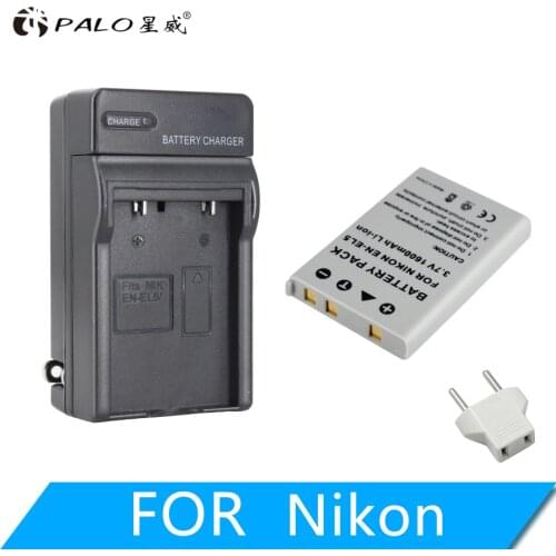 1-4 pcs 7V 1600 mAh EN-EL5 Digital rechargable Battery camera batteries for Nikon Coolpix P4 P80 P90 P100 P500 P510 P520 P530