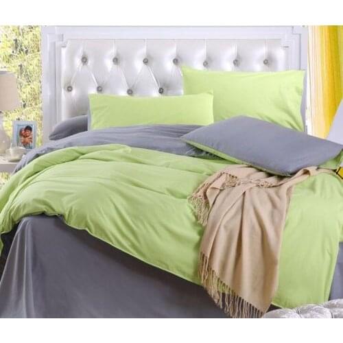 NEW Pure color Single/Double/Queen/King Size Bed Quilt/Doona/Duvet Cover Set