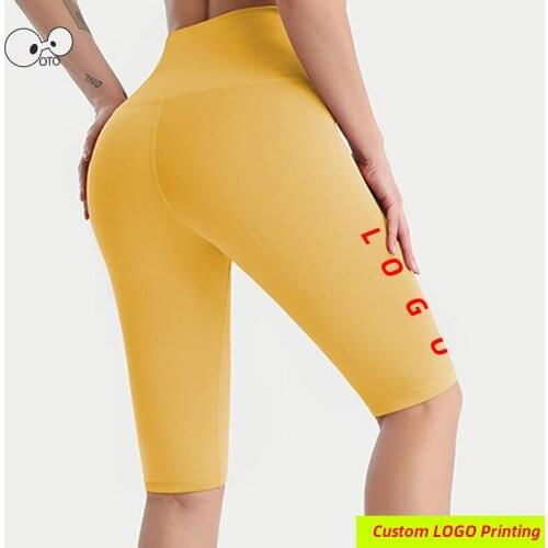 Summer Women High Waist Yoga Short Pants Sexy Quick Dry Running Leggings Compression Fitness Gym Shorts Sportswear Tights Custom