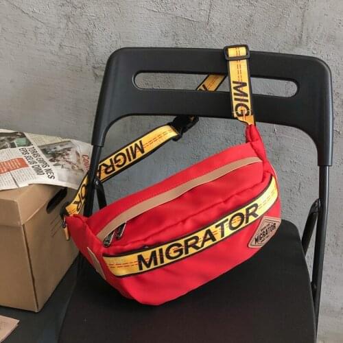 Hip Hop Chest Bag Men Waist Pack Phone Pouch Nylon Unisex Phone Pouch Waist Bag Men Crossbody Bags Male Belt Pouch Fanny Pack