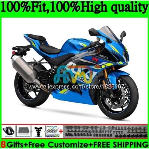 OEM Injection For SUZUKI GSX-R1000 L7 L8 GSXR 1000 17 18 19 115BS.0 GSXR-1000 K17 GSXR1000 2017 2018 2019 Fairing Factory blue