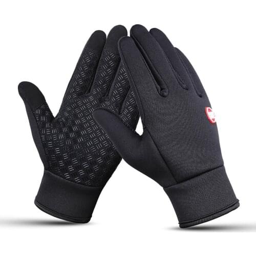 Warm Waterproof Upgrade Touch Screen Fishing Gloves Neoprene PU Leather Pesca Anti-slip Full Finger Gloves Winter Gloves Gear
